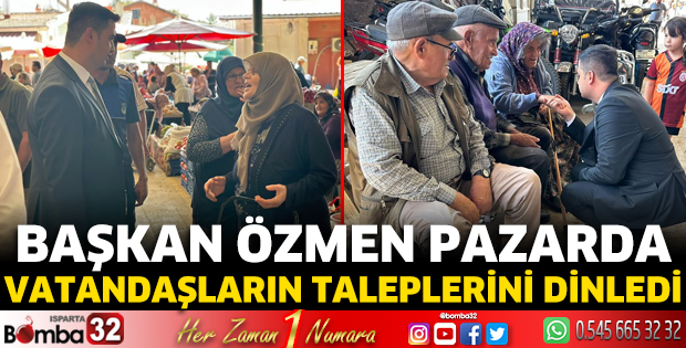 Başkan Özmen vatandaşların taleplerini dinledi