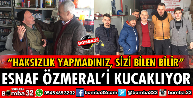 BAŞKAN ÖZMERAL ESNAF ZİYARETLERİNİ SÜRDÜRÜYOR