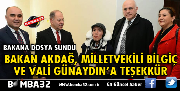 BAŞKAN ÖZYİĞİT'TEN BAKANA DOSYA