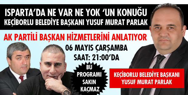 BAŞKAN PARLAK CANLI YAYINA ÇIKIYOR