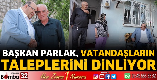 Başkan Parlak  vatandaşlarla buluştu