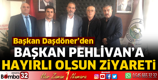 Başkan Pehlivan'a hayırlı olsun ziyareti