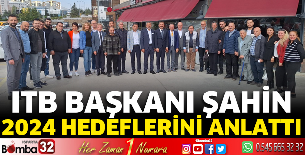 Başkan Şahin, 2024 hedeflerini anlattı