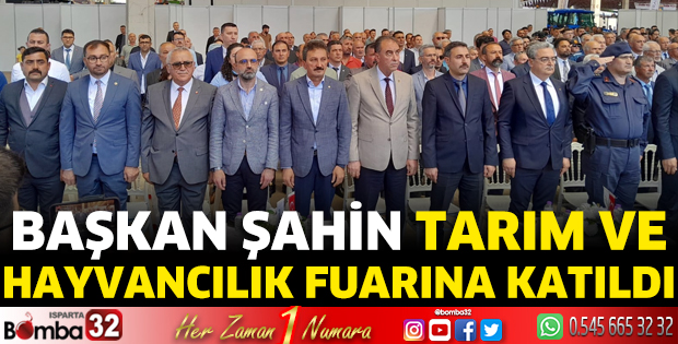 Başkan Şahin Tarım ve Hayvancılık Fuarı'na katıldı
