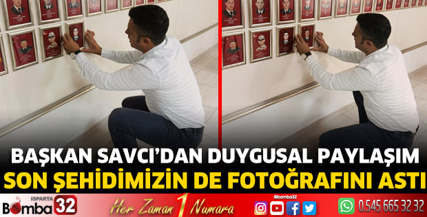 Başkan Savcı'dan duygusal paylaşım