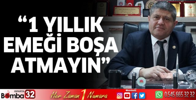 Başkan Selçuk uyardı 