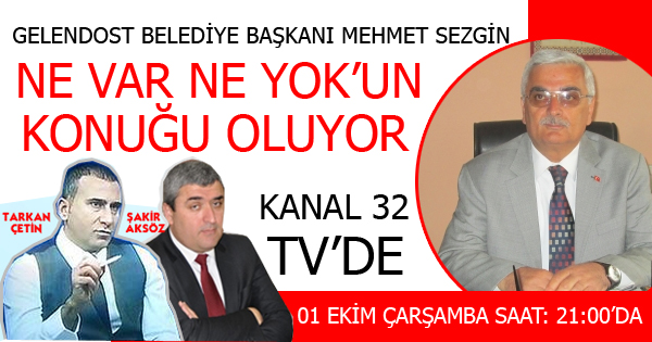 BAŞKAN SEZGİN CANLI YAYINDA