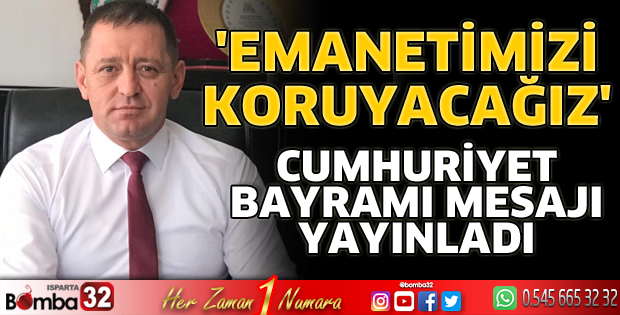 Başkan Sönmez'den Cumhuriyet Bayramı mesajı