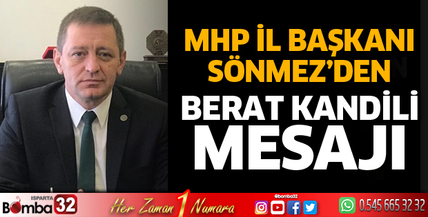 Başkan Sönmez'den Kandil Mesajı