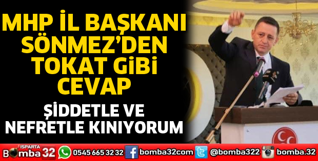 Başkan Sönmez'den tokat gibi cevap