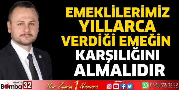 Başkan Tekeli’den emekli maaşı çıkışı