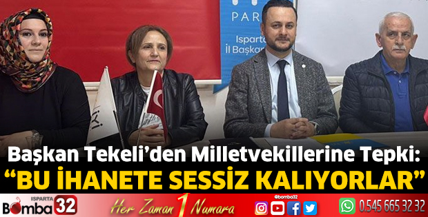 Başkan Tekeli’den Milletvekillerine Tepki