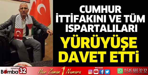 Başkan Topçu'dan yürüyüşe davet