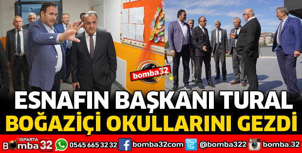 BAŞKAN TURAL BOĞAZİÇİ OKULLARINI GEZDİ