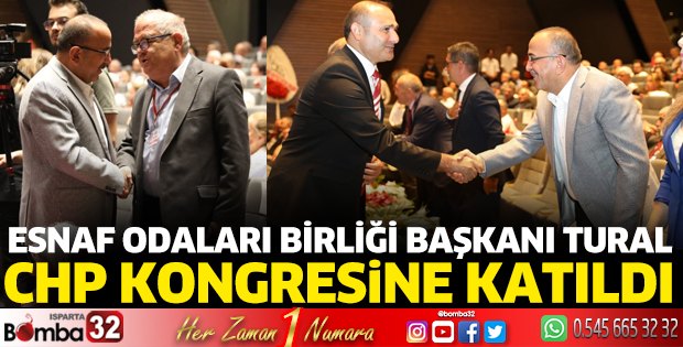 Başkan Tural CHP kongresine katıldı