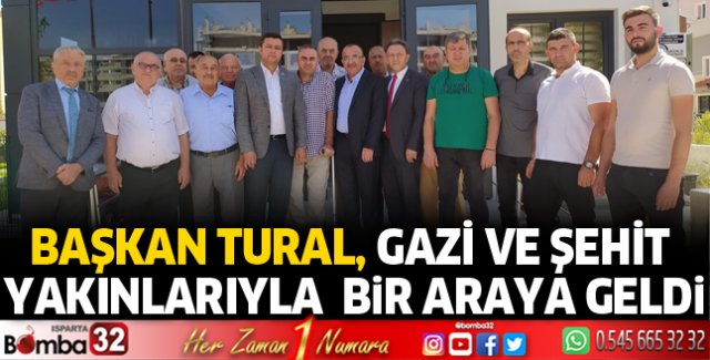 Başkan Tural, gazi ve şehit yakınlarıyla bir araya geldi