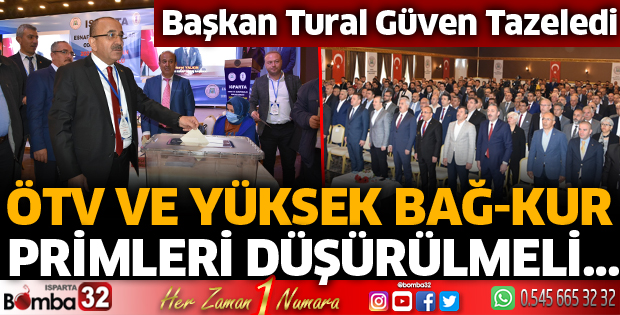 Başkan Tural güven tazeledi