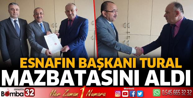 Başkan Tural mazbatasını aldı