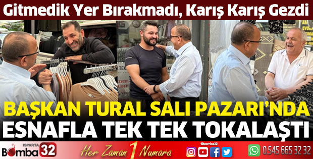 Başkan Tural, Salı Pazarı esnafıyla buluştu