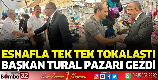 Başkan Tural Salı Pazarını gezdi
