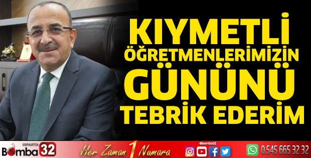 Başkan Tural’dan 24 Kasım Öğretmenler Günü kutlaması 