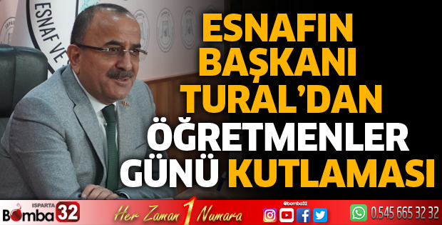 Başkan Tural’dan Öğretmenler Günü kutlaması