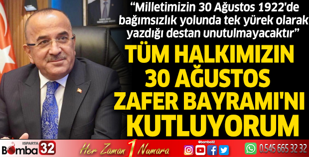 Başkan Tural’dan  Zafer Bayramı kutlaması 