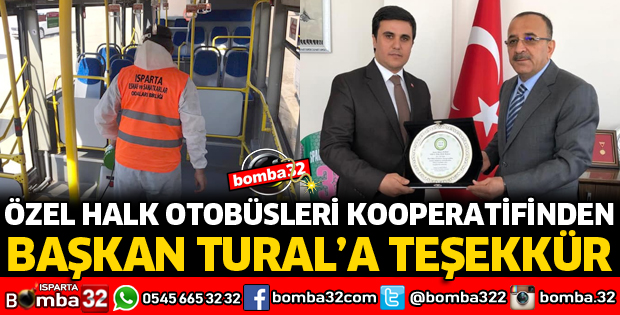 BAŞKAN TURAL'A TEŞEKKÜR ETTİ