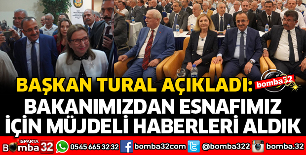 BAŞKAN TURAL'DAN ESNAFA MÜJDELİ HABERLER