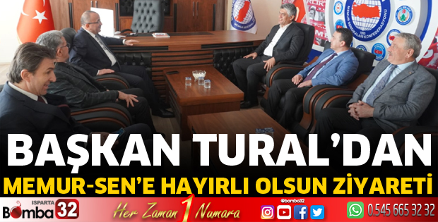 Başkan Tural'dan Memur Sen'e hayırlı olsun ziyareti