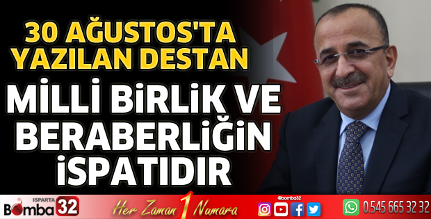 Başkan Tural'dan Zafer Bayramı mesajı