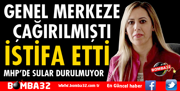 BAŞKAN TURHAN DA İSTİFA ETTİ