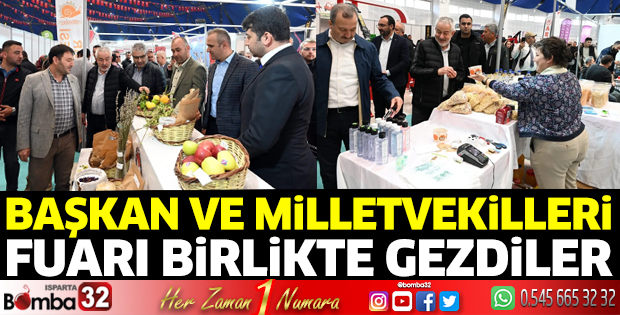 Başkan ve Milletvekilleri fuarda