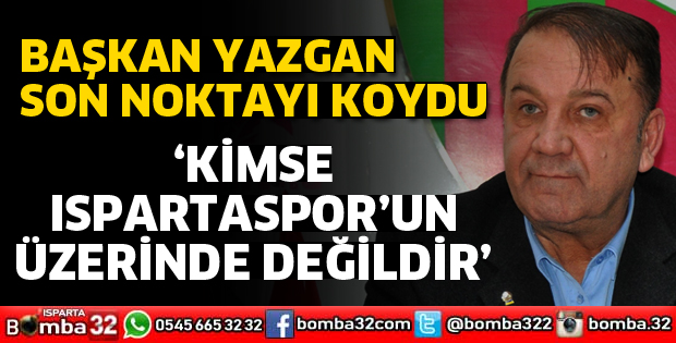 BAŞKAN YAZGAN SON NOKTAYI KOYDU