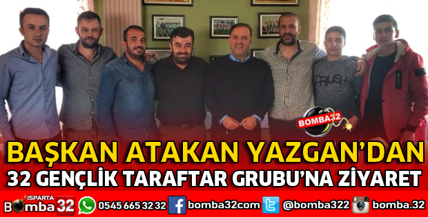 BAŞKAN YAZGAN'DAN 32 GENÇLİK TARAFTAR GRUBUNA ZİYARET