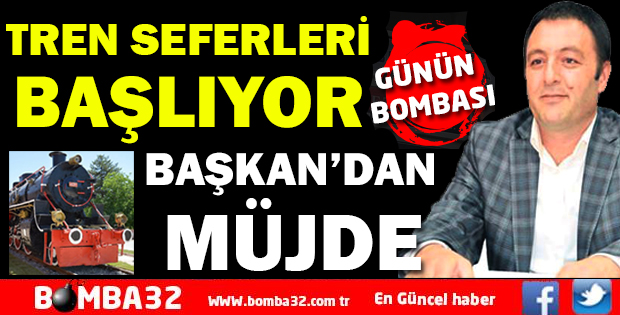 BAŞKAN ZABUN AÇIKLADI ISPARTA EĞİRDİR ARASI TREN 