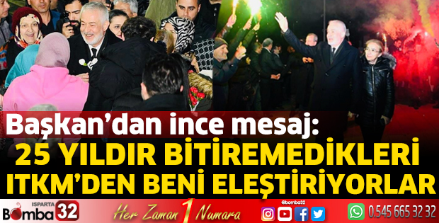 Başkan’dan ince mesaj
