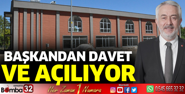 Başkandan açılışa davet