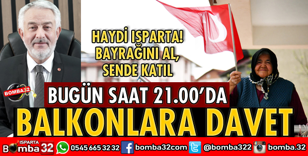 BAŞKANDAN BALKONLARA DAVET