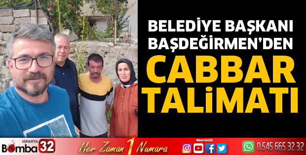 Başkandan Cabbar talimatı