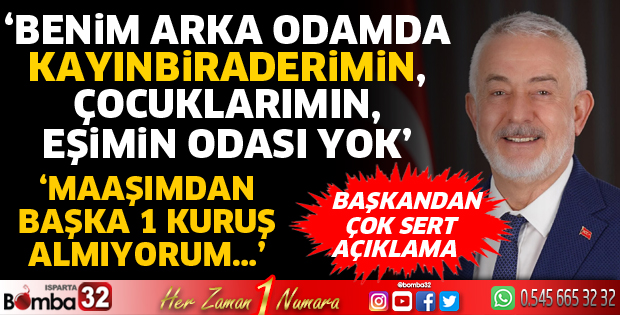 Başkandan çok sert açıklama