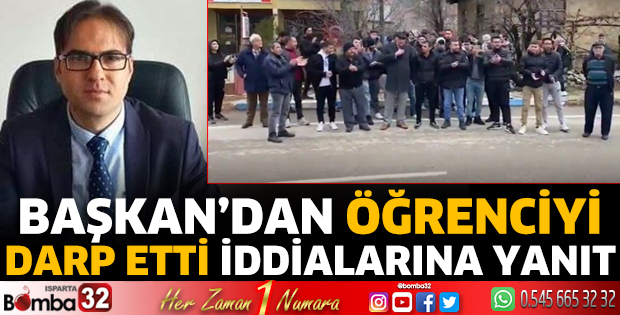 Başkan'dan darp iddialarına yanıt
