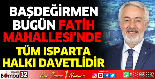 Başkandan Fatih Mahallesi'ne davet