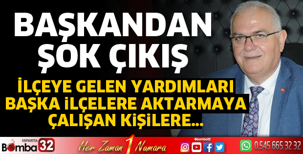 Başkandan şok çıkış