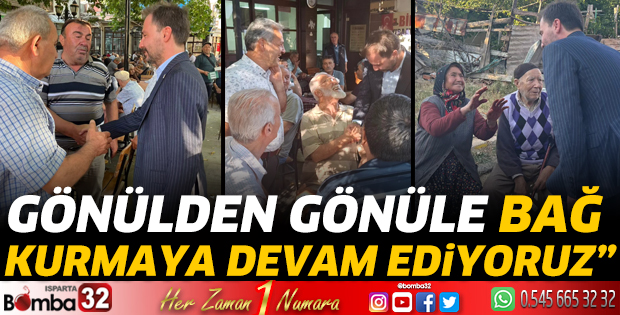 Başkanı Er, Yalvaç’ta vatandaşlarla buluştu  