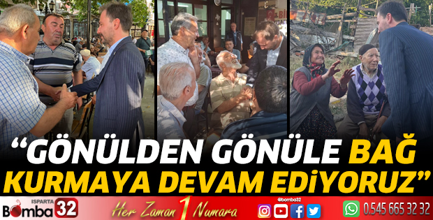Başkan Er, Yalvaç’ta vatandaşlarla buluştu  