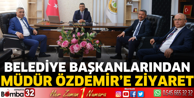 Başkanlardan Müdür Özdemir'e ziyaret