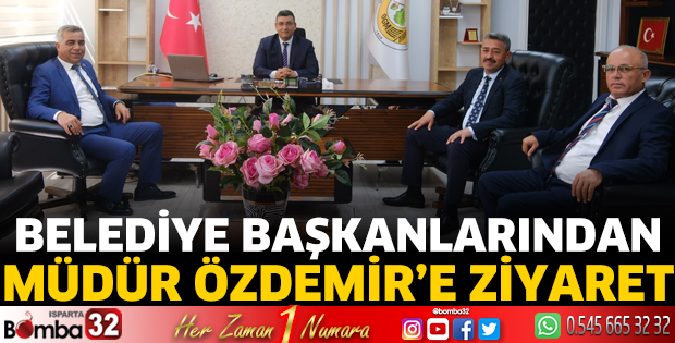 Başkanlardan Müdür Özdemir'e ziyaret