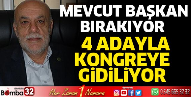 Başkanlık için 4 aday var