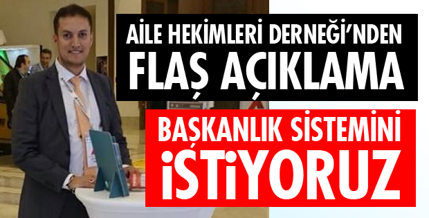 BAŞKANLIK SİSTEMİNİ İSTİYORUZ